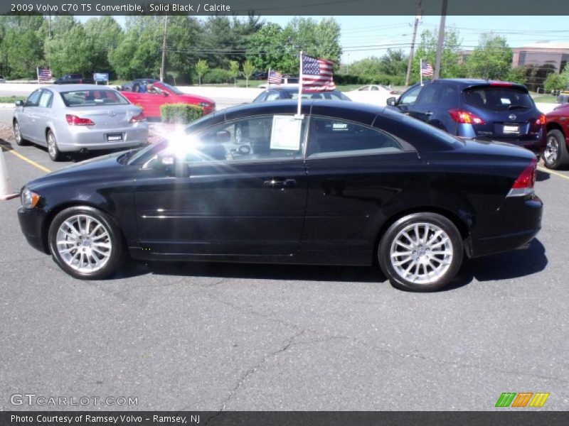 Solid Black / Calcite 2009 Volvo C70 T5 Convertible