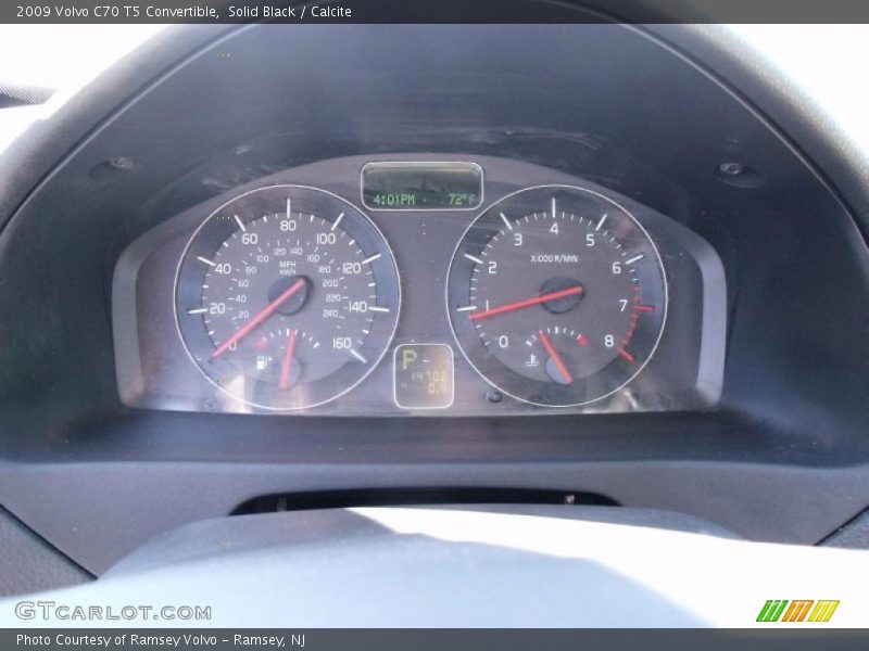 Solid Black / Calcite 2009 Volvo C70 T5 Convertible