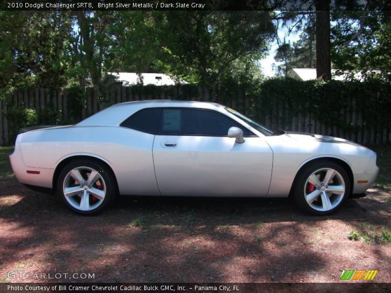 Bright Silver Metallic / Dark Slate Gray 2010 Dodge Challenger SRT8