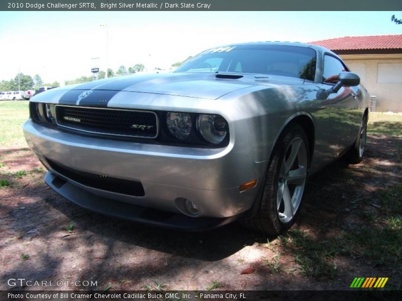 Bright Silver Metallic / Dark Slate Gray 2010 Dodge Challenger SRT8