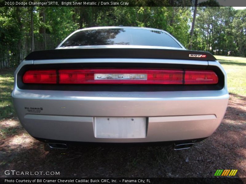 Bright Silver Metallic / Dark Slate Gray 2010 Dodge Challenger SRT8