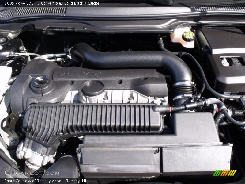 Solid Black / Calcite 2009 Volvo C70 T5 Convertible