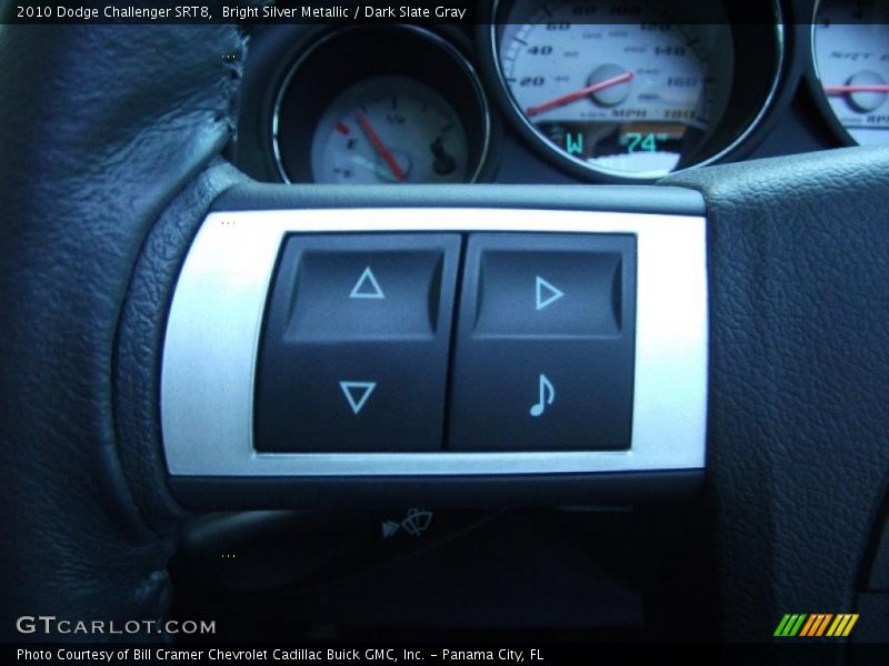 Bright Silver Metallic / Dark Slate Gray 2010 Dodge Challenger SRT8