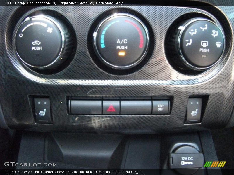 Bright Silver Metallic / Dark Slate Gray 2010 Dodge Challenger SRT8