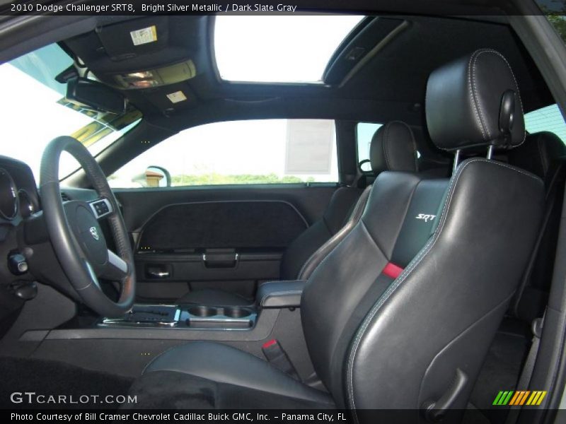 Bright Silver Metallic / Dark Slate Gray 2010 Dodge Challenger SRT8