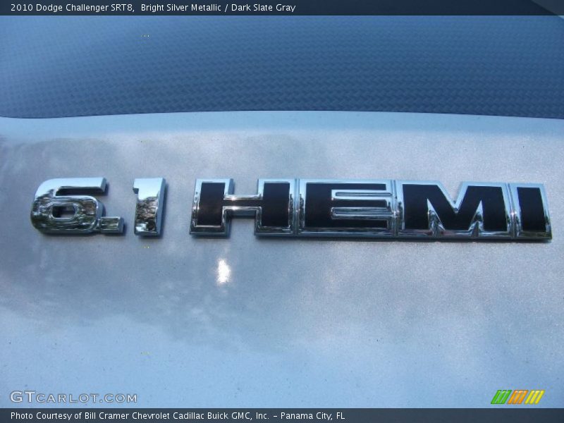 Bright Silver Metallic / Dark Slate Gray 2010 Dodge Challenger SRT8