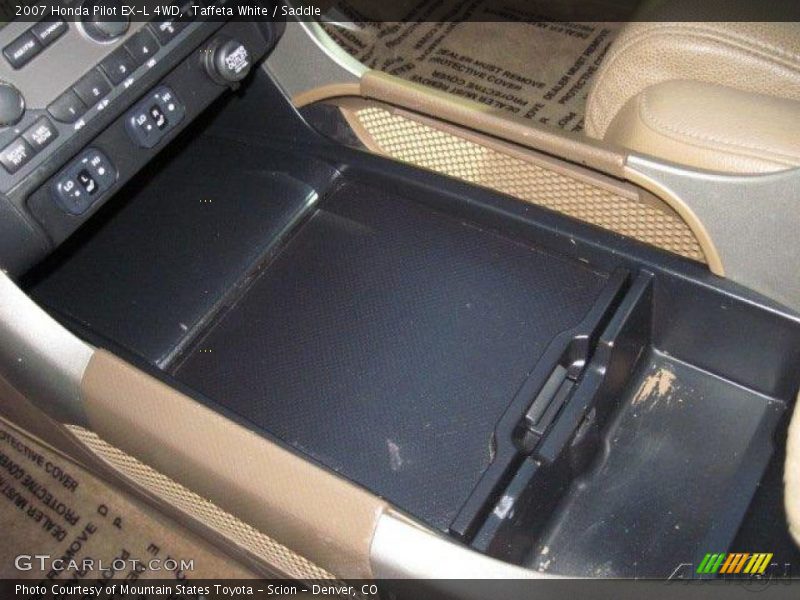 Taffeta White / Saddle 2007 Honda Pilot EX-L 4WD