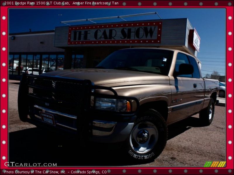 Amber Fire Pearlcoat / Tan 2001 Dodge Ram 1500 SLT Club Cab