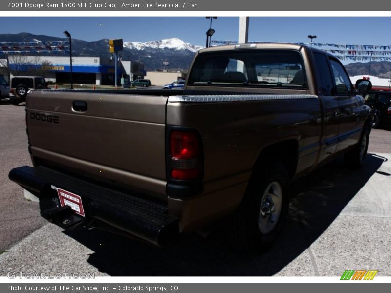 Amber Fire Pearlcoat / Tan 2001 Dodge Ram 1500 SLT Club Cab