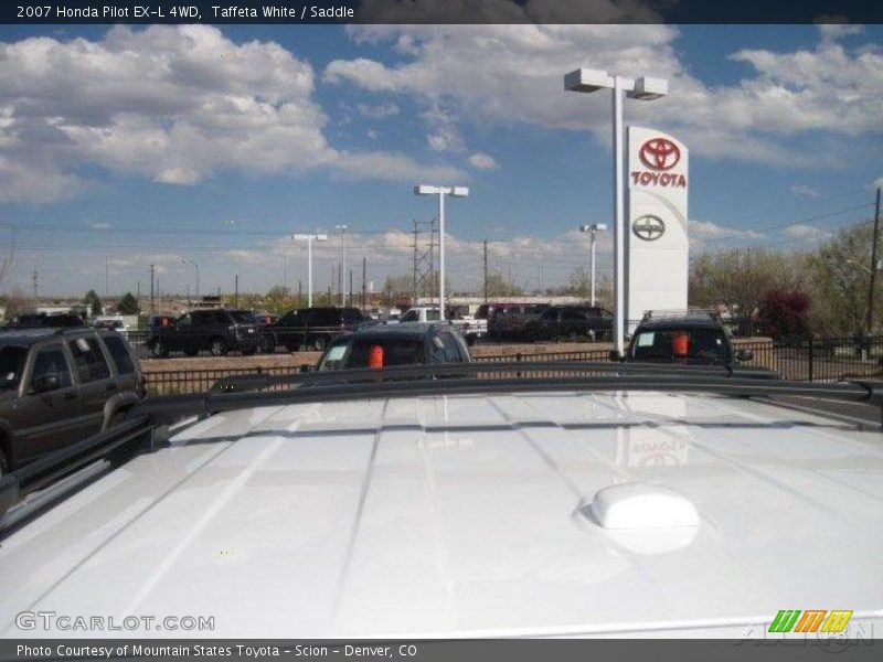 Taffeta White / Saddle 2007 Honda Pilot EX-L 4WD