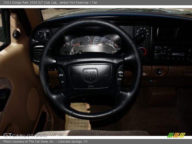 Amber Fire Pearlcoat / Tan 2001 Dodge Ram 1500 SLT Club Cab