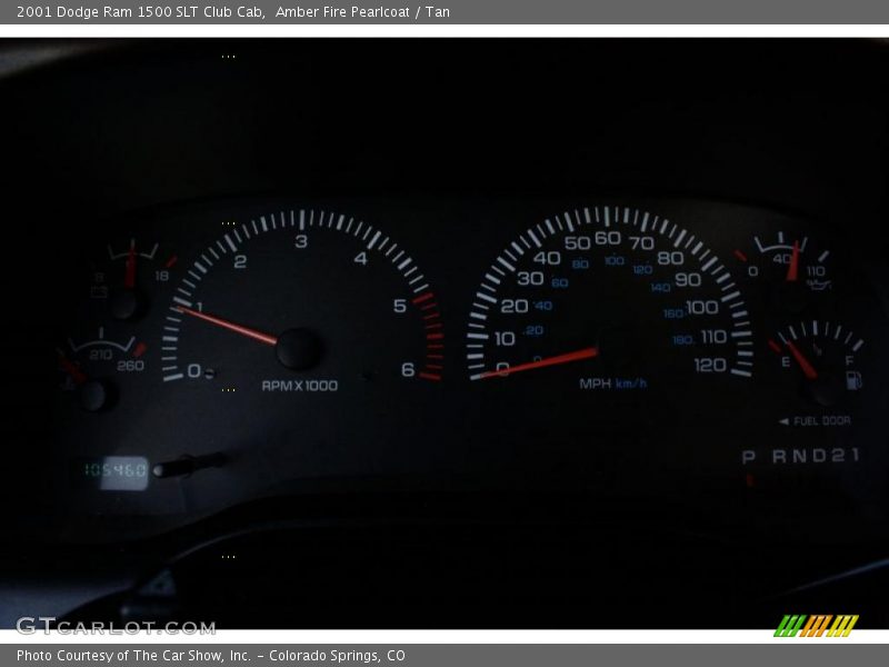Amber Fire Pearlcoat / Tan 2001 Dodge Ram 1500 SLT Club Cab