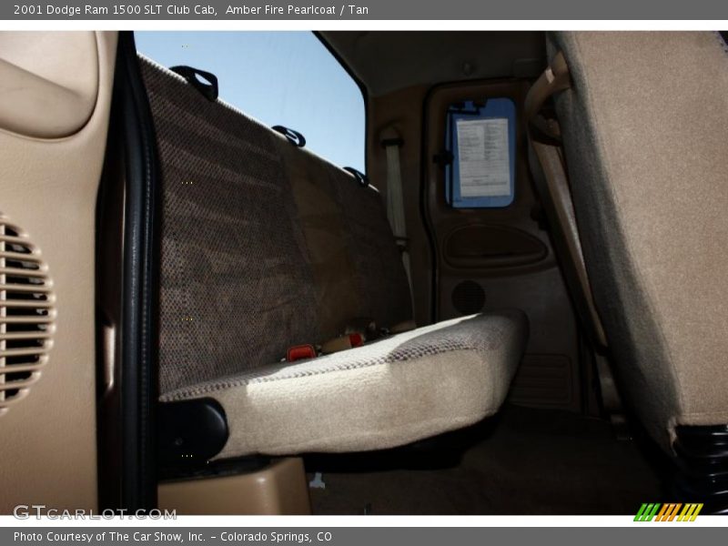 Amber Fire Pearlcoat / Tan 2001 Dodge Ram 1500 SLT Club Cab