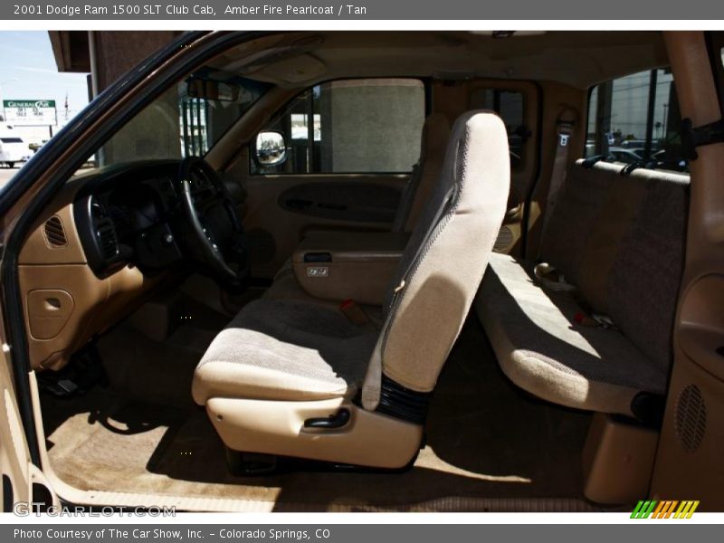 Amber Fire Pearlcoat / Tan 2001 Dodge Ram 1500 SLT Club Cab