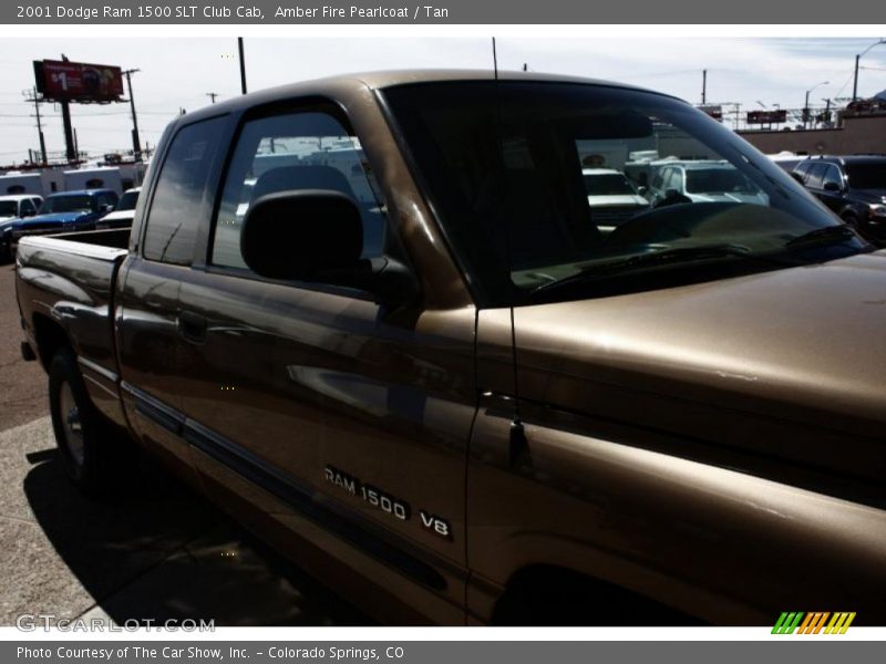 Amber Fire Pearlcoat / Tan 2001 Dodge Ram 1500 SLT Club Cab
