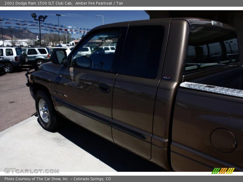 Amber Fire Pearlcoat / Tan 2001 Dodge Ram 1500 SLT Club Cab