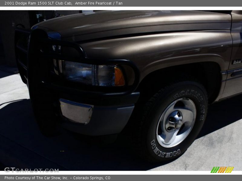 Amber Fire Pearlcoat / Tan 2001 Dodge Ram 1500 SLT Club Cab