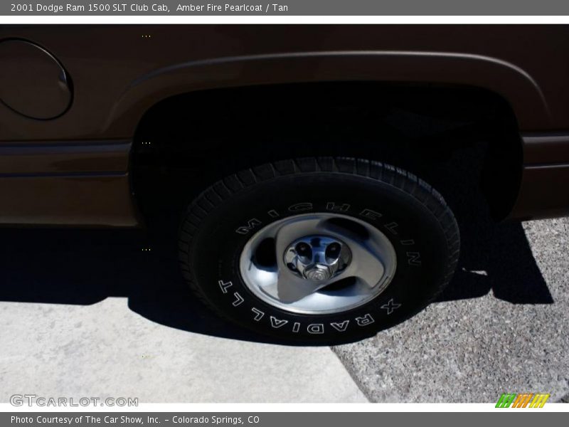 Amber Fire Pearlcoat / Tan 2001 Dodge Ram 1500 SLT Club Cab