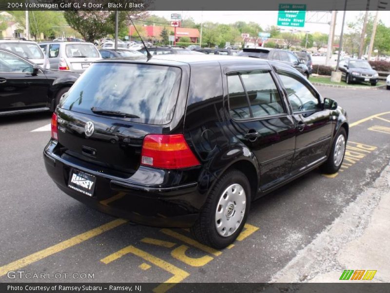 Black / Black 2004 Volkswagen Golf GL 4 Door
