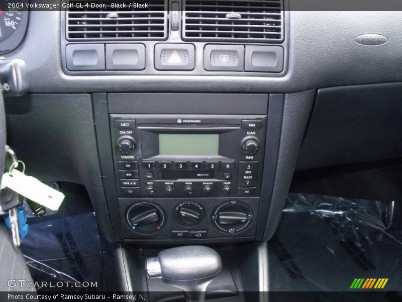 Black / Black 2004 Volkswagen Golf GL 4 Door