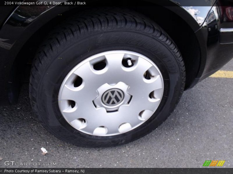 Black / Black 2004 Volkswagen Golf GL 4 Door