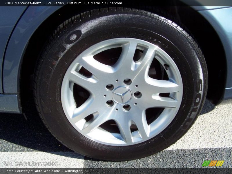 Platinum Blue Metallic / Charcoal 2004 Mercedes-Benz E 320 Sedan