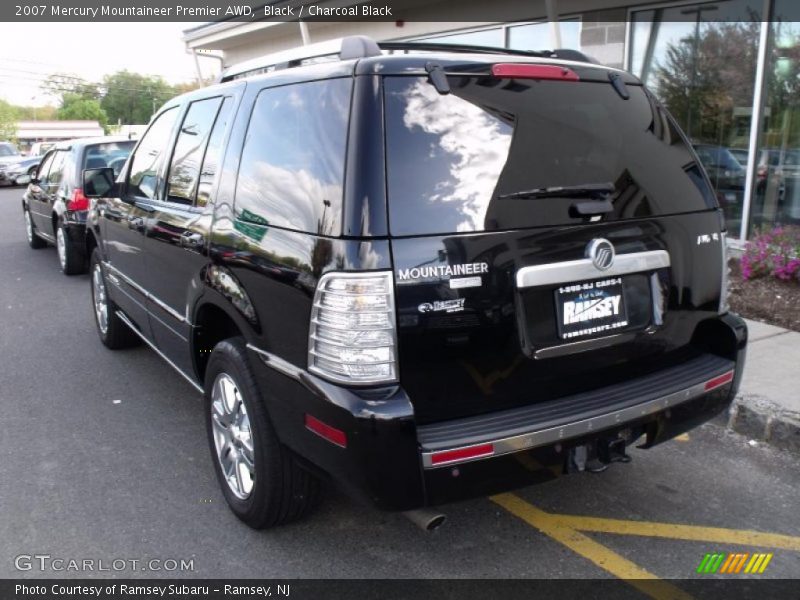 Black / Charcoal Black 2007 Mercury Mountaineer Premier AWD
