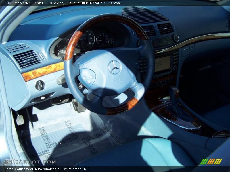 Platinum Blue Metallic / Charcoal 2004 Mercedes-Benz E 320 Sedan