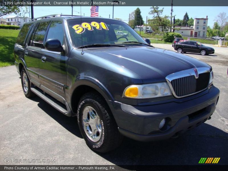 Charcoal Blue Metallic / Medium Prairie Tan 1999 Lincoln Navigator 4x4