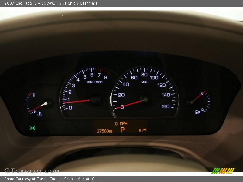 Blue Chip / Cashmere 2007 Cadillac STS 4 V6 AWD