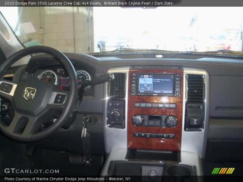 Brilliant Black Crystal Pearl / Dark Slate 2010 Dodge Ram 3500 Laramie Crew Cab 4x4 Dually