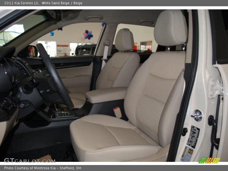 White Sand Beige / Beige 2011 Kia Sorento LX