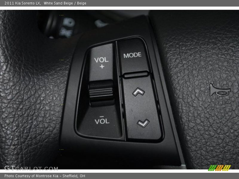 White Sand Beige / Beige 2011 Kia Sorento LX