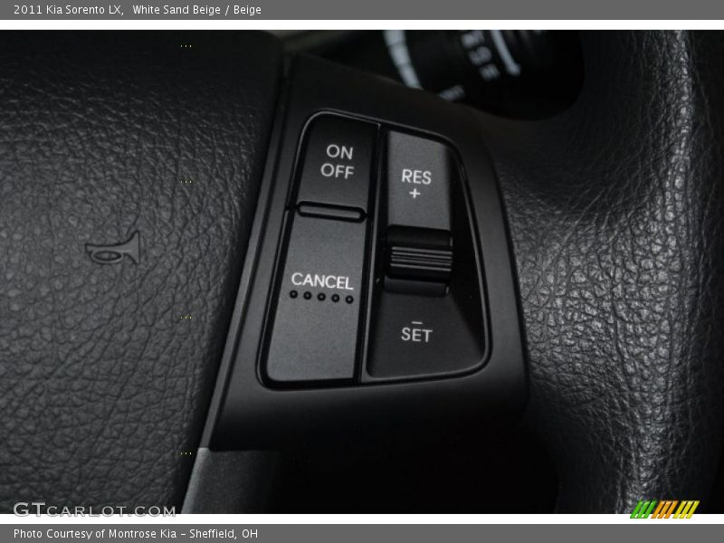 White Sand Beige / Beige 2011 Kia Sorento LX