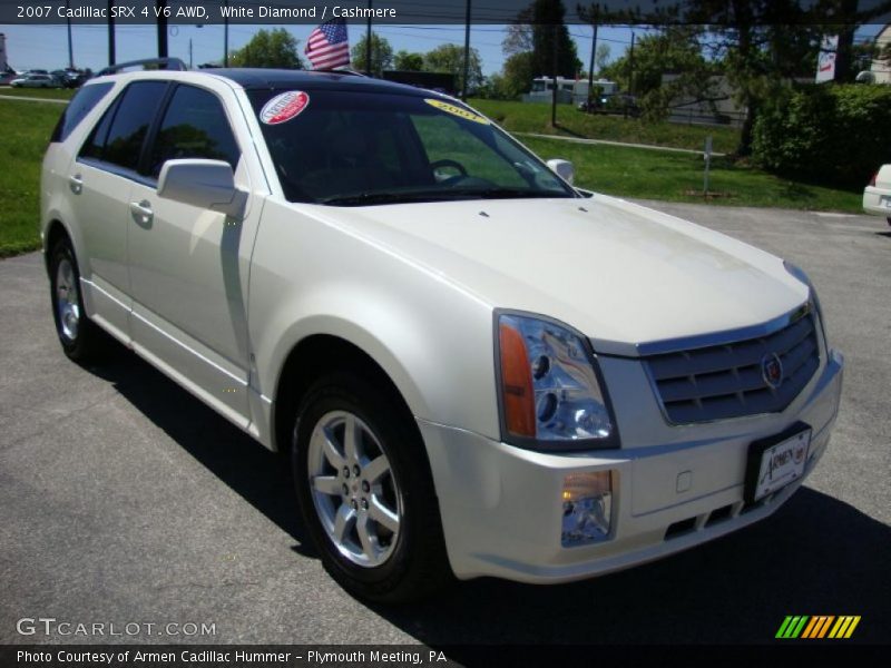 White Diamond / Cashmere 2007 Cadillac SRX 4 V6 AWD