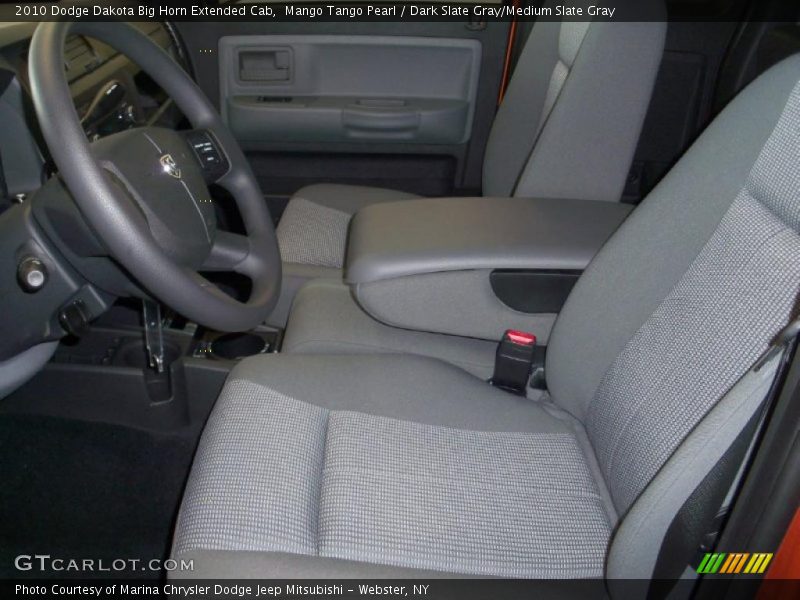 Mango Tango Pearl / Dark Slate Gray/Medium Slate Gray 2010 Dodge Dakota Big Horn Extended Cab