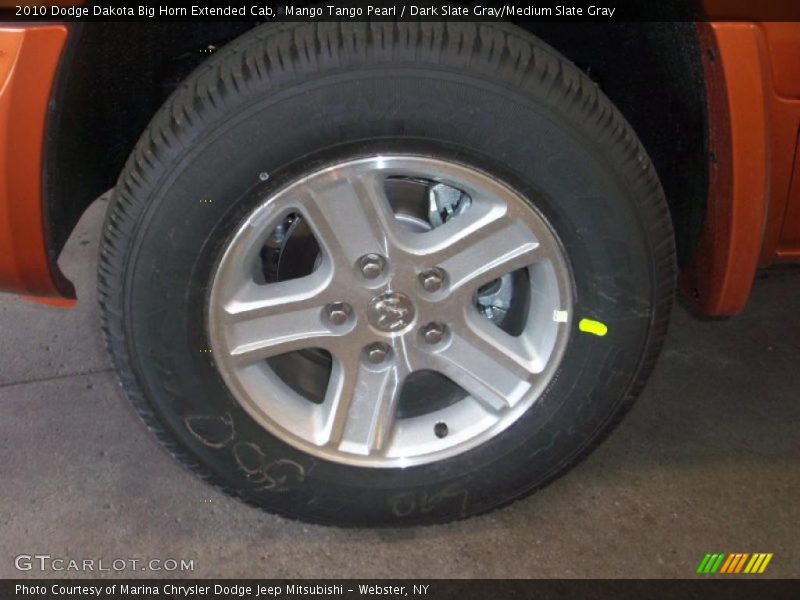 Mango Tango Pearl / Dark Slate Gray/Medium Slate Gray 2010 Dodge Dakota Big Horn Extended Cab