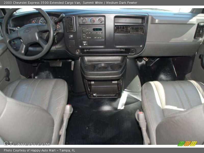 Summit White / Medium Dark Pewter 2003 Chevrolet Express 3500 Extended Cargo Van