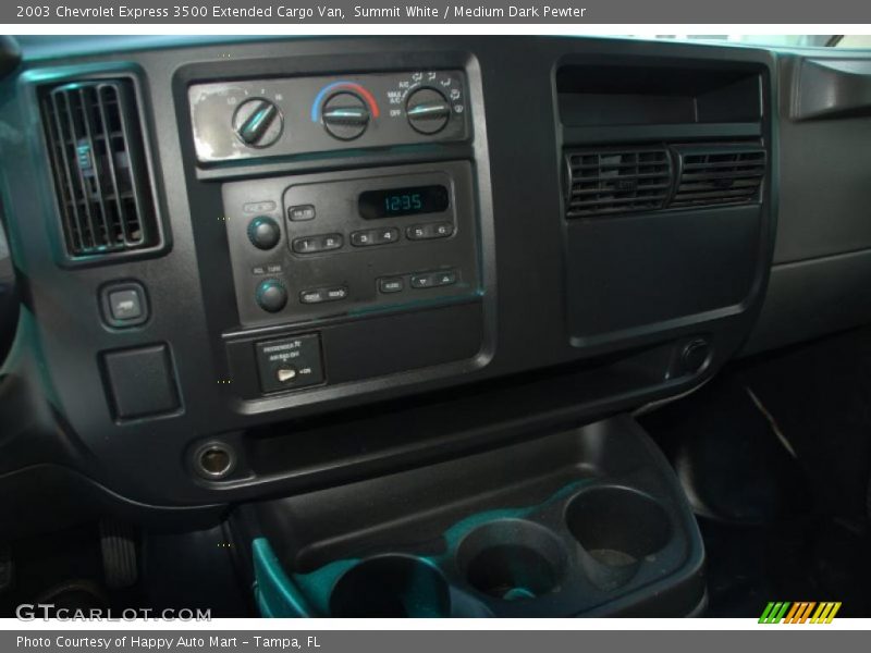 Summit White / Medium Dark Pewter 2003 Chevrolet Express 3500 Extended Cargo Van