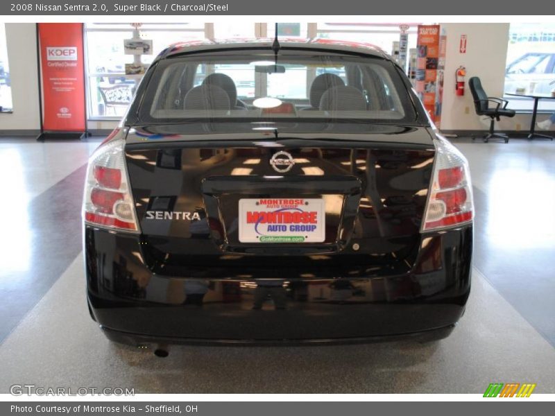 Super Black / Charcoal/Steel 2008 Nissan Sentra 2.0
