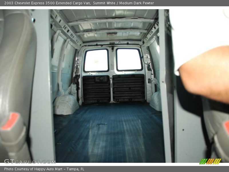 Summit White / Medium Dark Pewter 2003 Chevrolet Express 3500 Extended Cargo Van