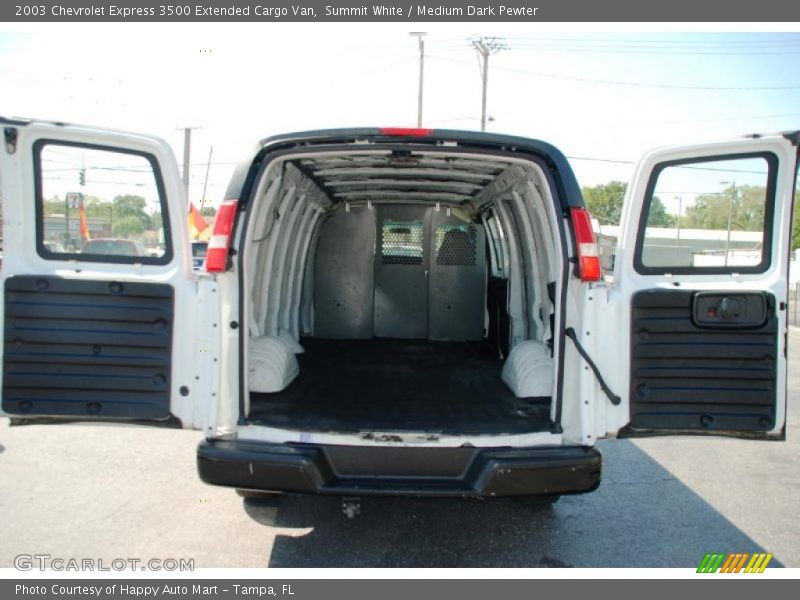 Summit White / Medium Dark Pewter 2003 Chevrolet Express 3500 Extended Cargo Van
