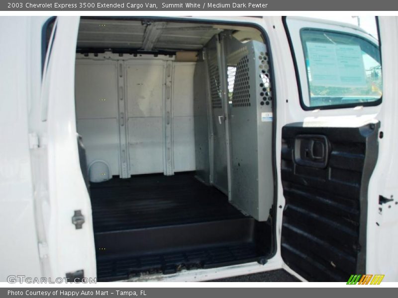 Summit White / Medium Dark Pewter 2003 Chevrolet Express 3500 Extended Cargo Van