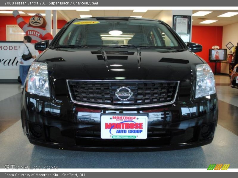 Super Black / Charcoal/Steel 2008 Nissan Sentra 2.0