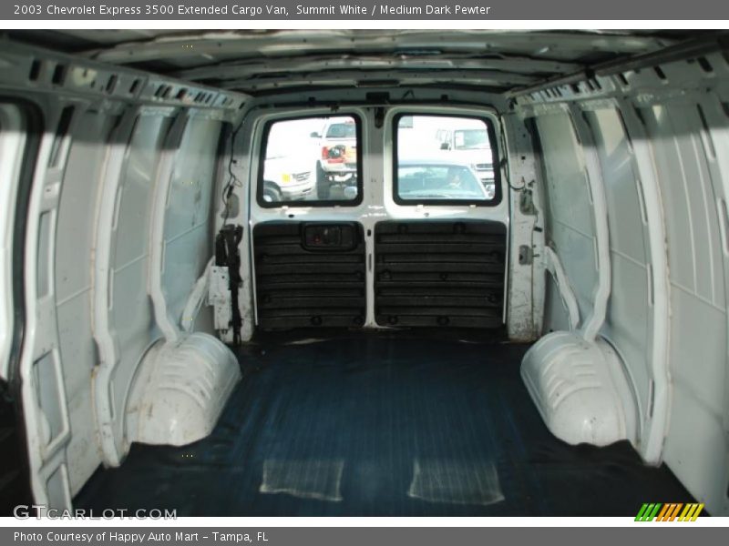 Summit White / Medium Dark Pewter 2003 Chevrolet Express 3500 Extended Cargo Van