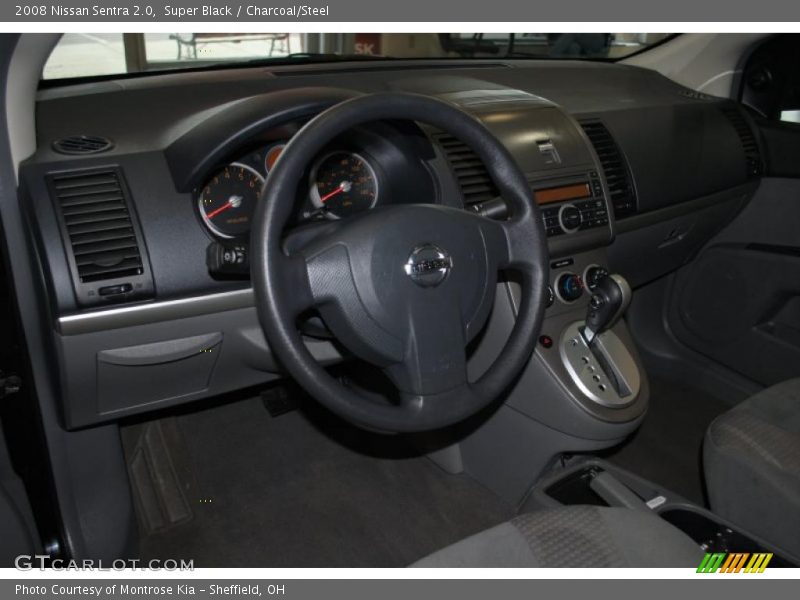 Super Black / Charcoal/Steel 2008 Nissan Sentra 2.0