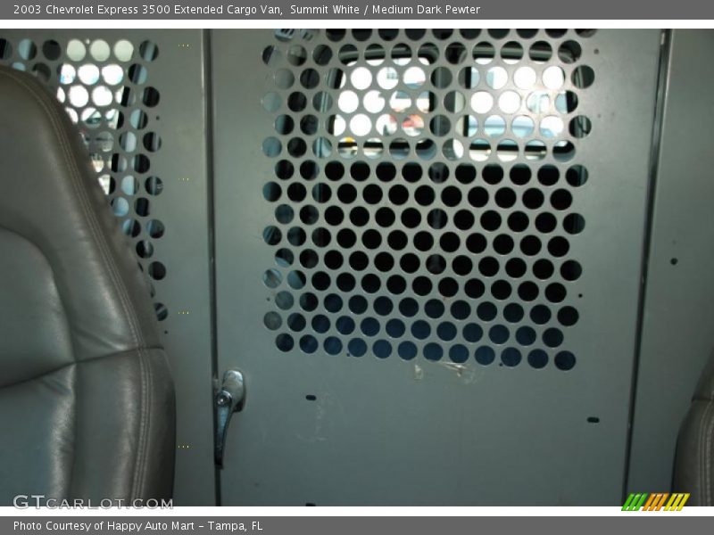 Summit White / Medium Dark Pewter 2003 Chevrolet Express 3500 Extended Cargo Van