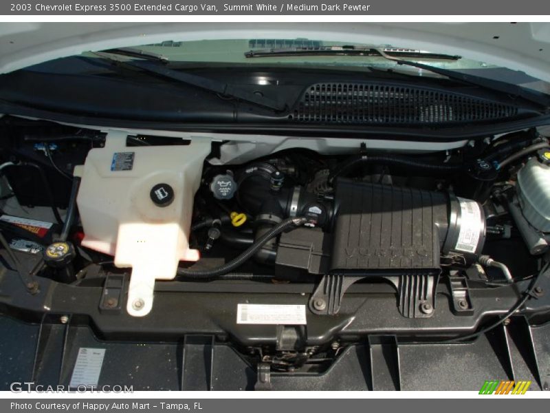 Summit White / Medium Dark Pewter 2003 Chevrolet Express 3500 Extended Cargo Van