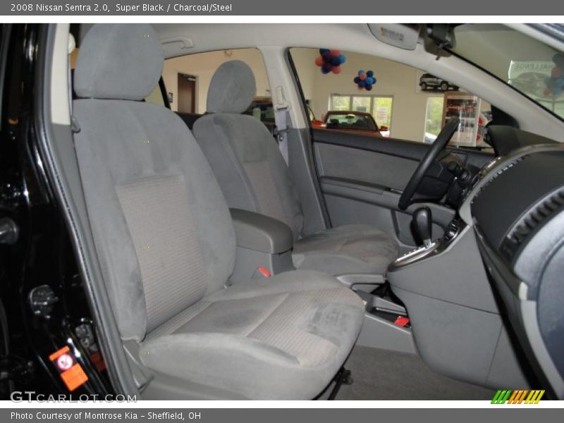 Super Black / Charcoal/Steel 2008 Nissan Sentra 2.0