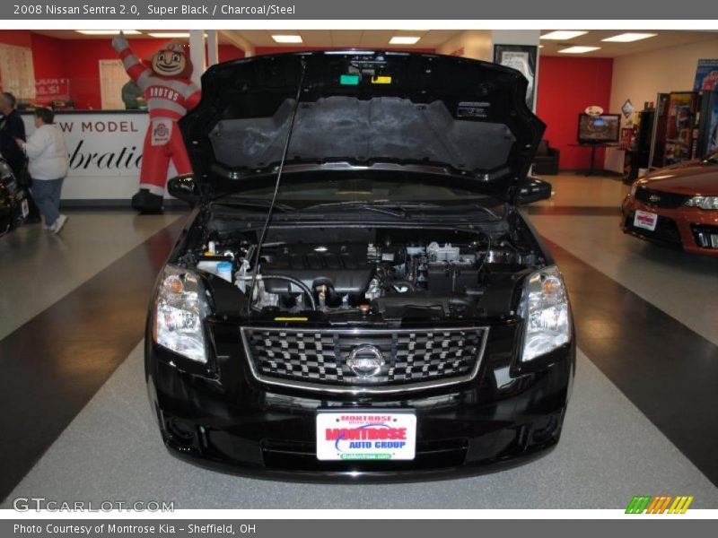 Super Black / Charcoal/Steel 2008 Nissan Sentra 2.0